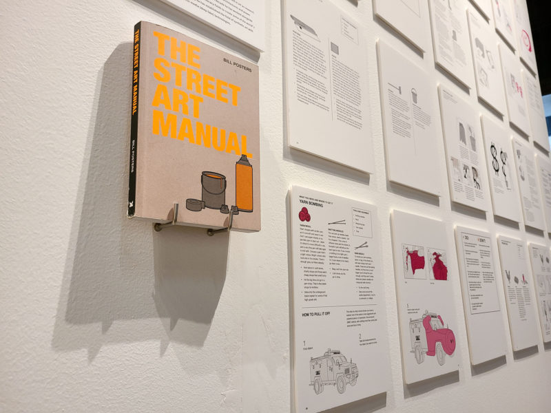 Bill Posters - The Street Art Manual, installation view, Tools of the Trade, Hong Kong, 2021 