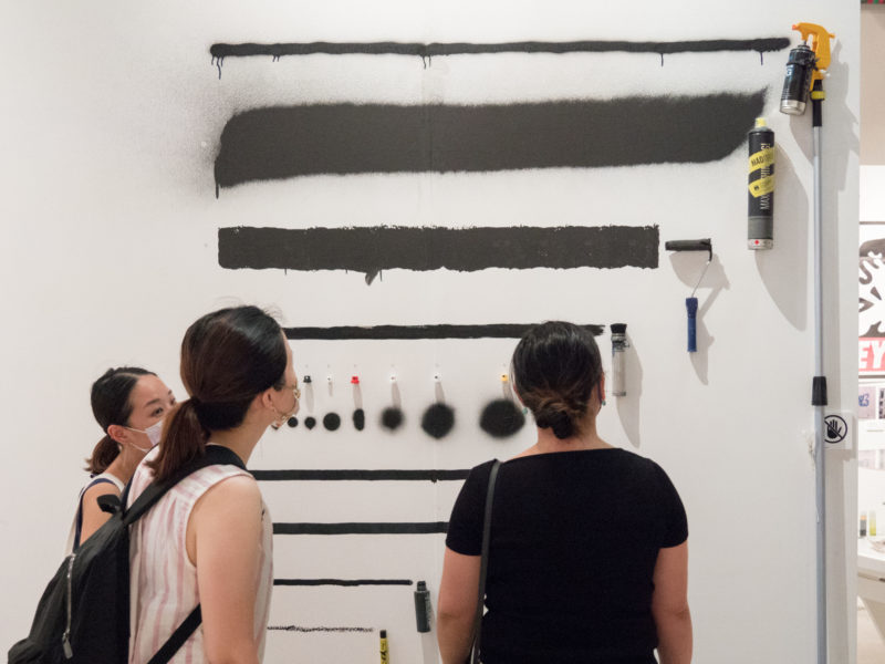 Demo wall, installation view, Tools of the Trade, Hong Kong, 2021