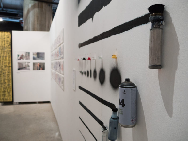 Demo wall, installation view, Tools of the Trade, Hong Kong, 2021