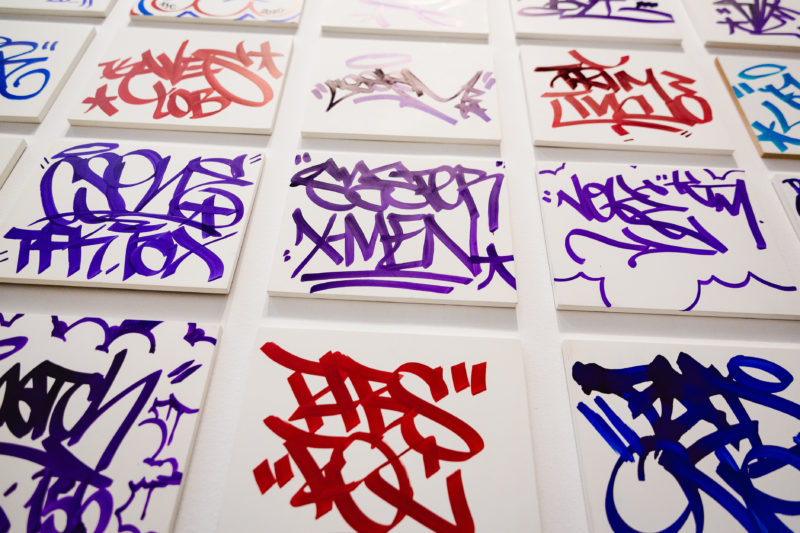 Handstyles from past to present, installation view, Tools of the Trade, Hong Kong, 2021