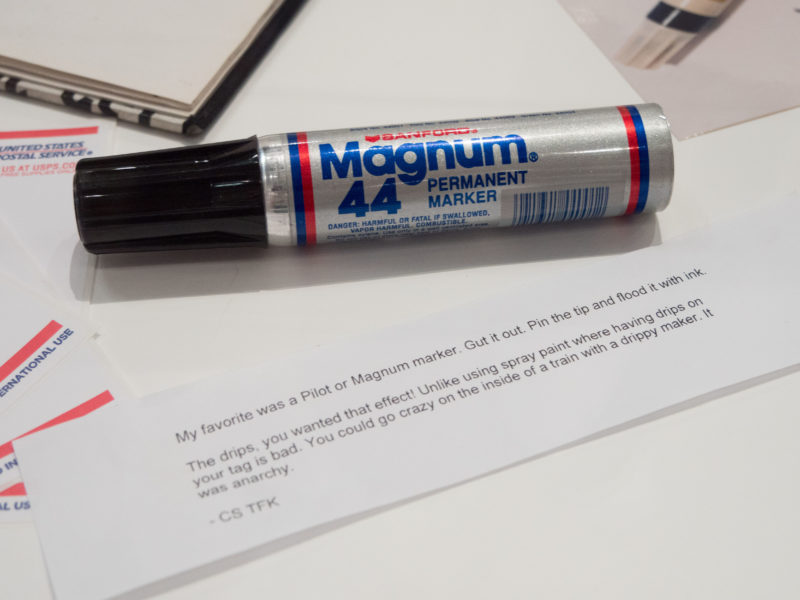 Magnum 44 with CS TFK quote, installation view, Tools of the Trade, Hong Kong, 2021