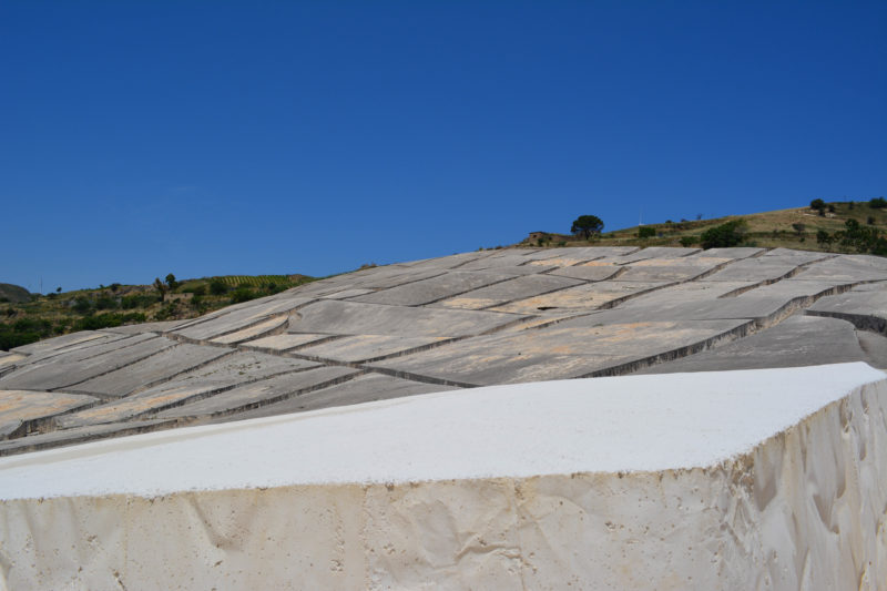 Alberto Burri - Cretto di Burri (Crack of Burri), 1984–2015, concrete, 1.50 x 350 x 280 m (4.9 x 1,150 x 920 ft), Gibellina, Sicily, Italy