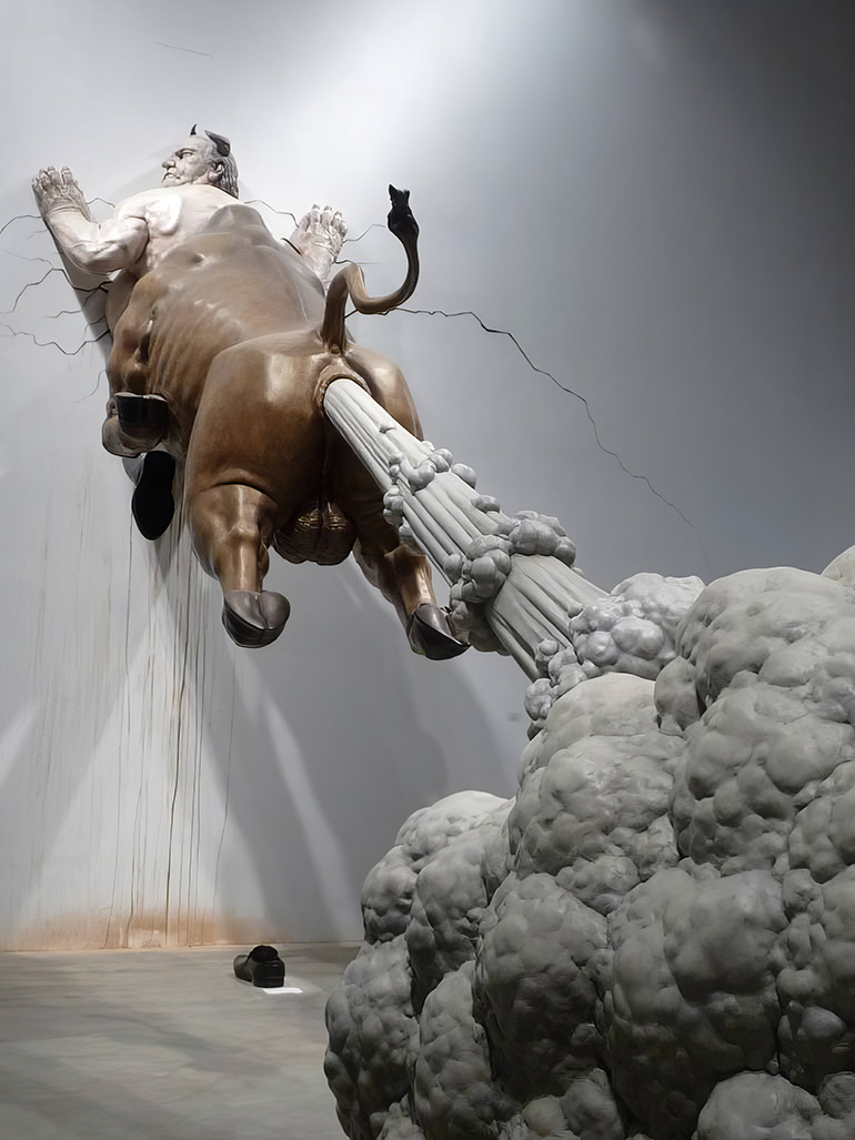 How to make art out of foam? Kohei Nawa shows you