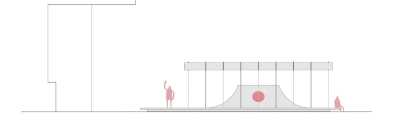 Shen Ting Tseng Architects - Floating Pavilion, elevation