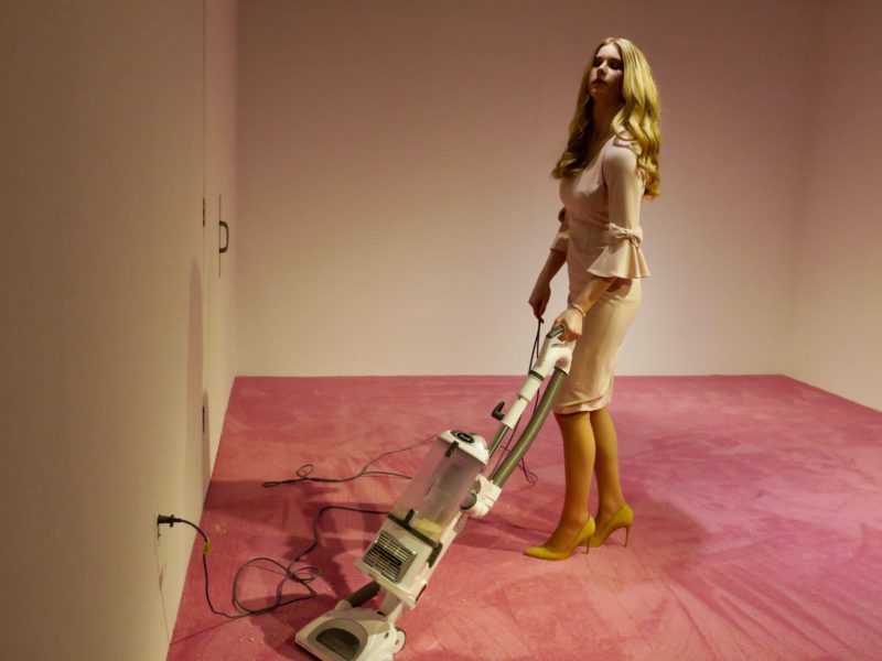 Jennifer Rubell - Ivanka Vacuuming, 2019, performance, Flashpoint Gallery, Washington D.C.