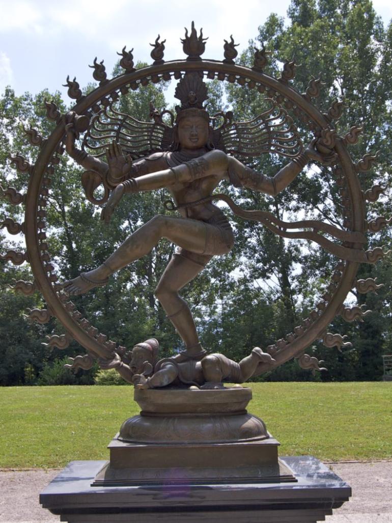 Nataraja-Shiva-2004-bronze-2-meters-installation-view-CERN-Meyrin-Switzerland feat