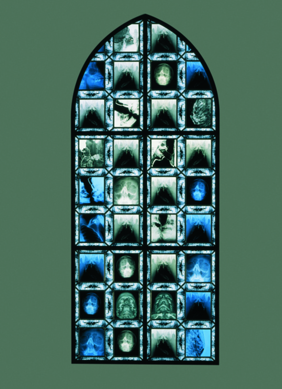 Wim Delvoye’s stained glass windows – Morbid &amp; spooky – Public Delivery