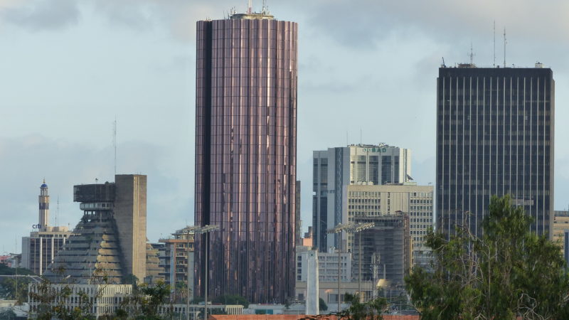 Skyline of Plateau, Abidjan's central business district
