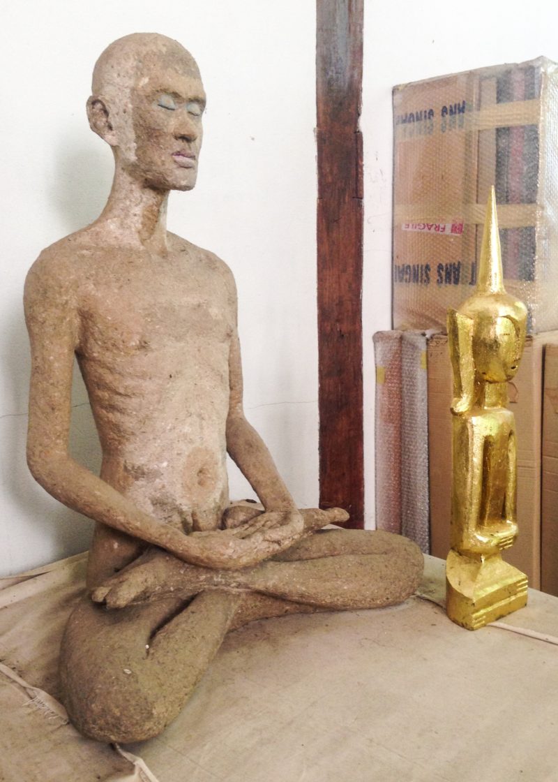Kamin Lertchaiprasert artwork in storage