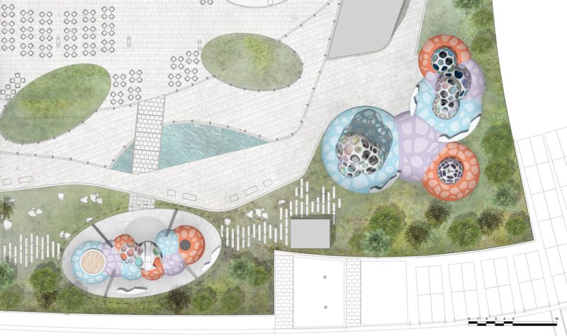 Plan of Carve's Marmara Forum Cloud Playground, 2020