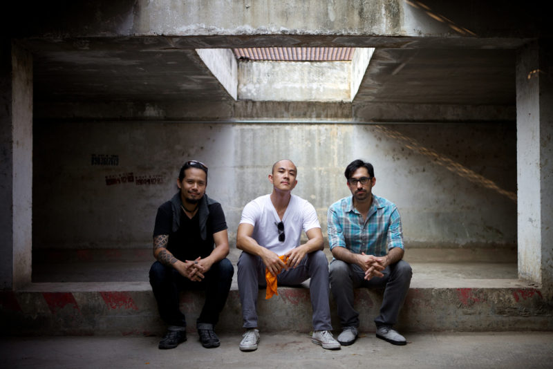 The Propeller Group portrait (Phunam, Tuan Andrew Nguyen and Matt Lucero)