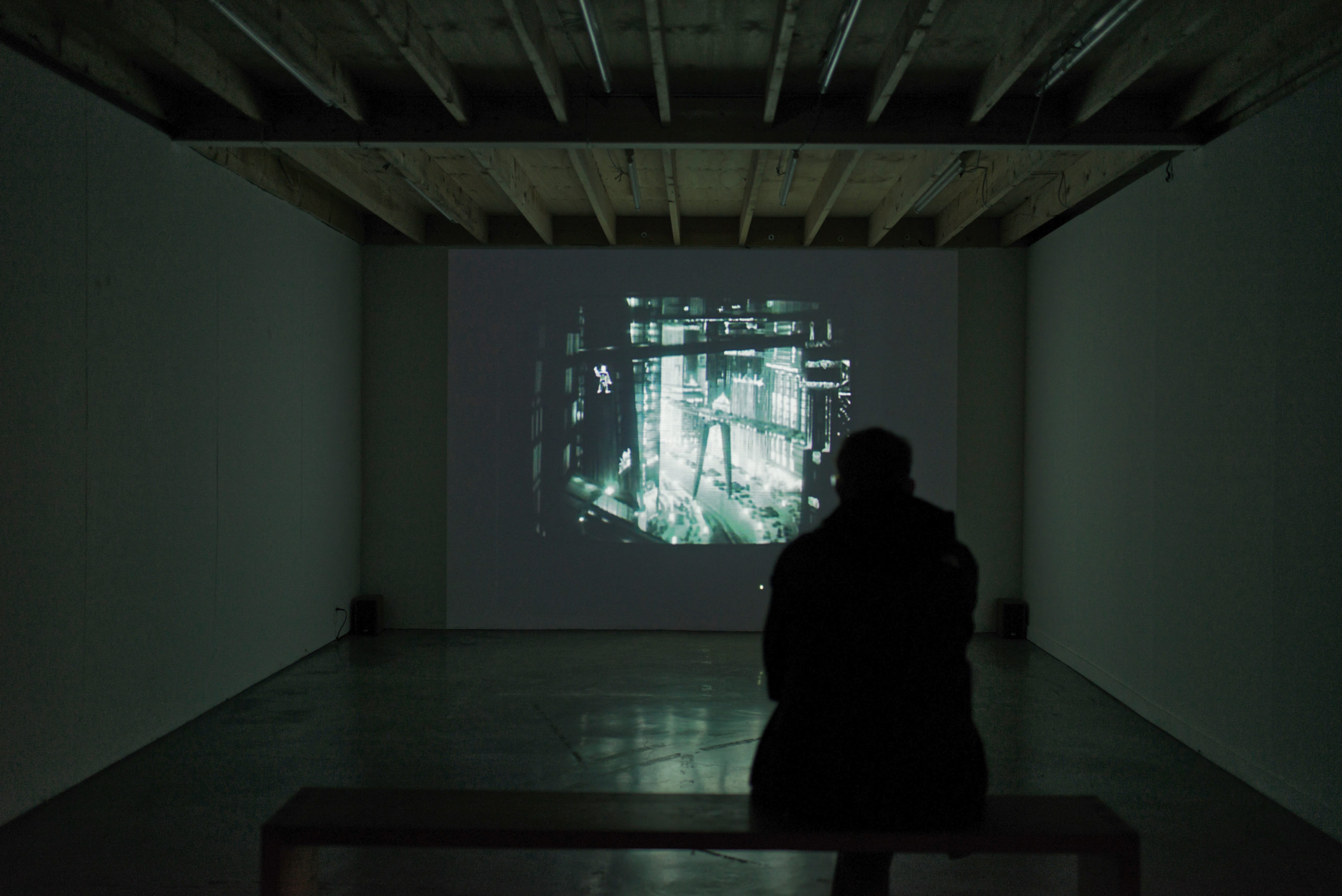 Clemens von Wedemeyer and Maya Schweizer – Metropolis – Report from China, 2004-2006, 42min, installation view, Total Museum of Contemporary Art, Seoul, South Korea