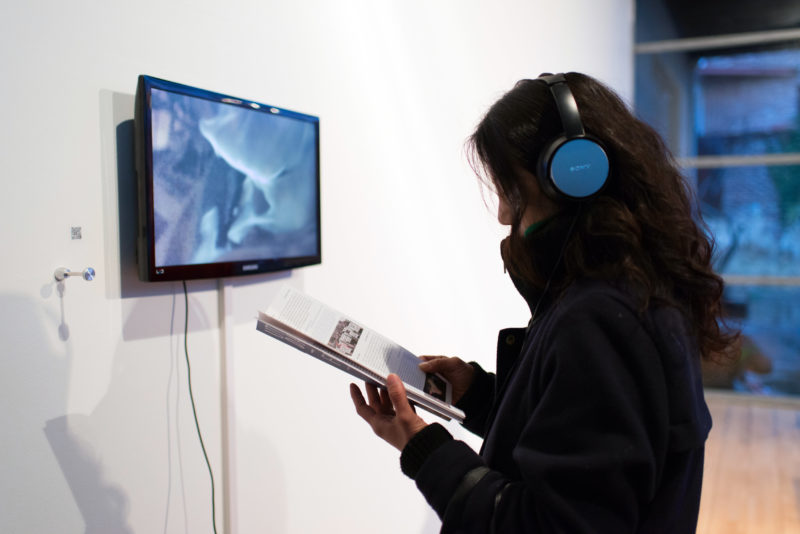 Ivan Argote – Barcelona, 2014, 5 min 15 sec, installation view, Total Museum of Contemporary Art, Seoul, South Korea, 2014