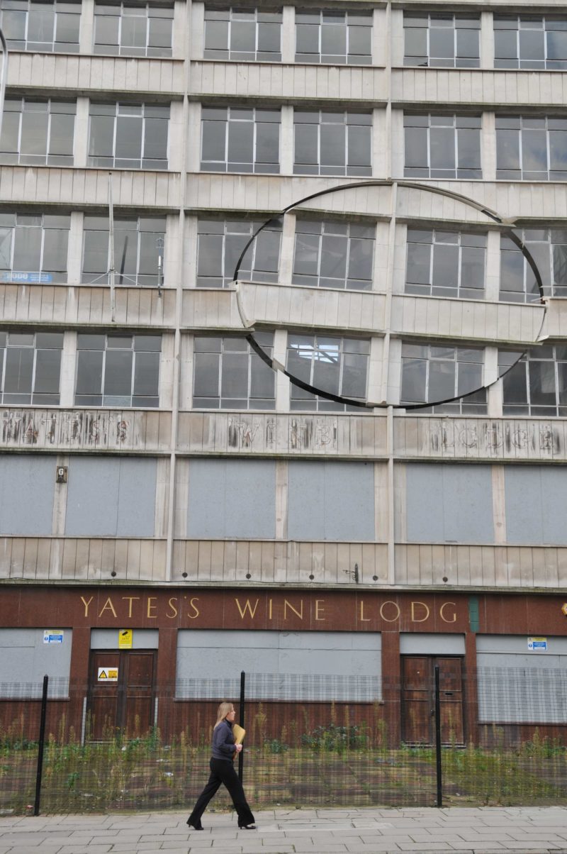 Richard Wilson - Turning the Place Over, 2007, installation view, Liverpool Biennial, Liverpool, United Kingdom