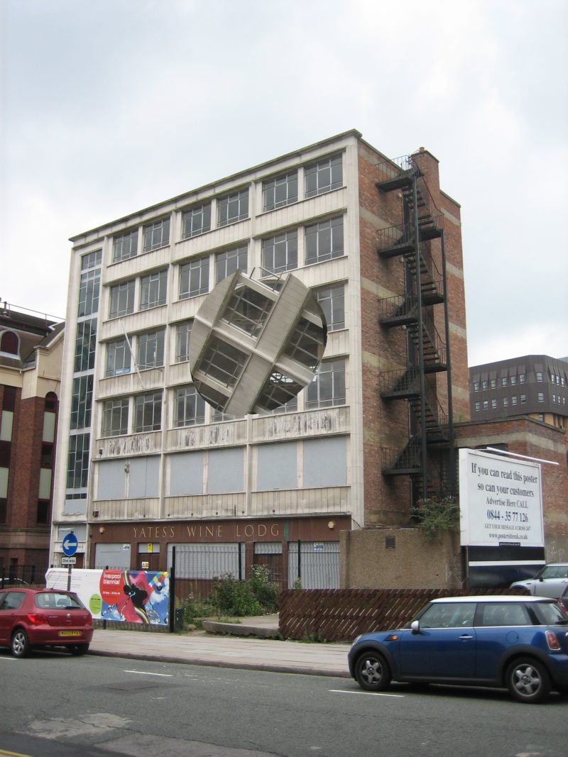 Richard Wilson - Turning the Place Over, 2007, installation view, Liverpool Biennial, Liverpool, United Kingdom