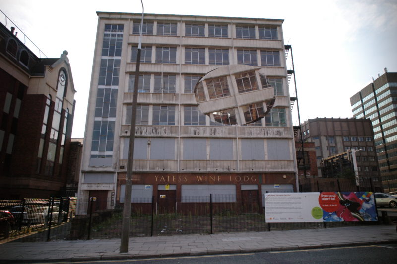 Richard Wilson - Turning the Place Over, 2007, installation view, Liverpool Biennial, Liverpool, United Kingdom