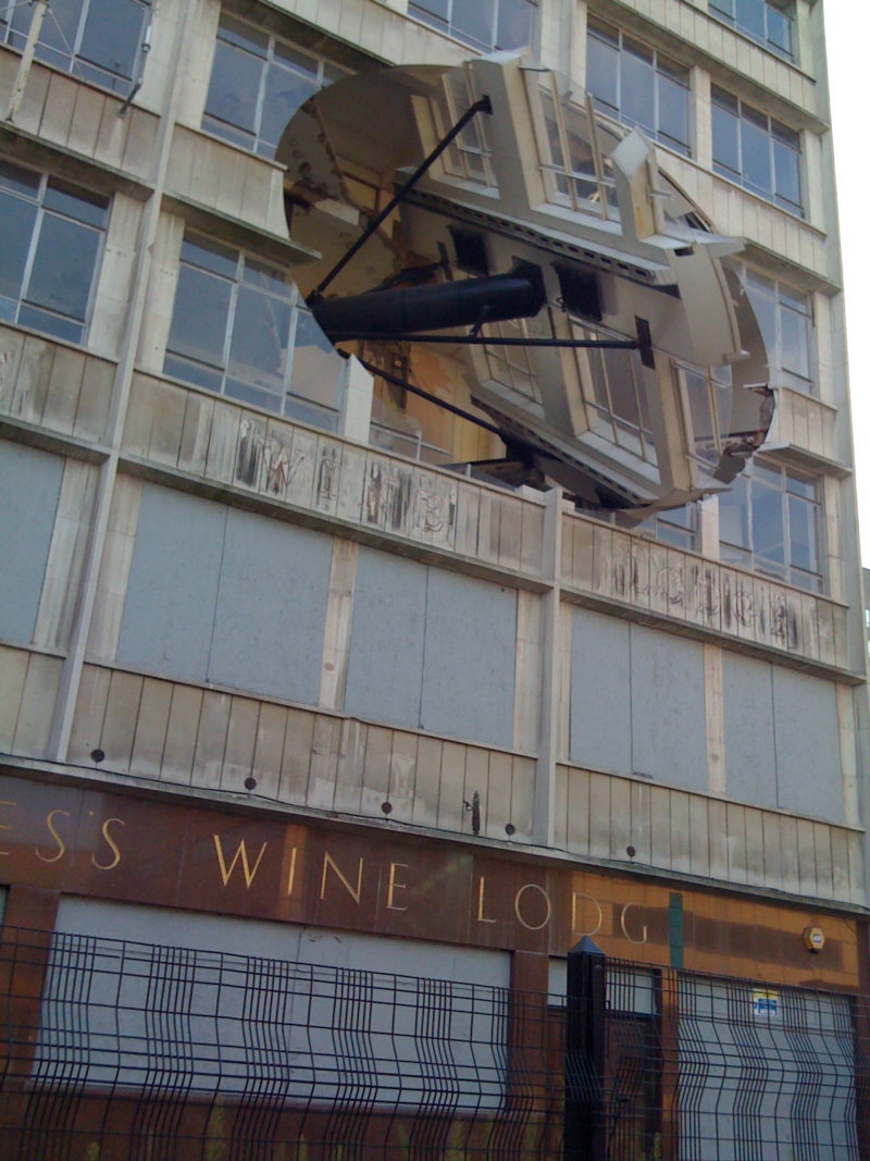 Richard Wilson - Turning the Place Over, 2007, installation view, Liverpool Biennial, Liverpool, United Kingdom