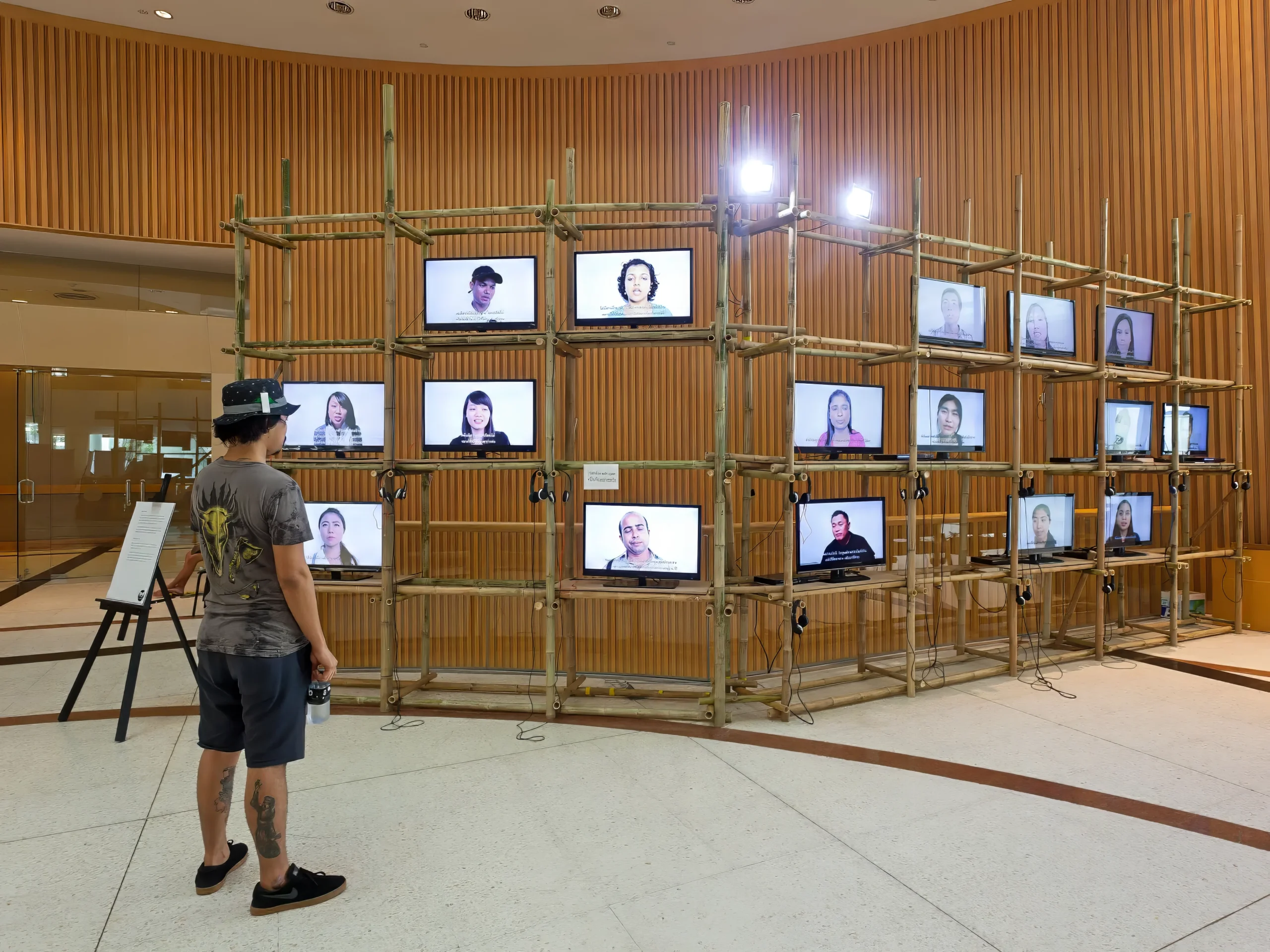 Journey of Voices - Installation view, Bangkok Art and Culture Centre, Bangkok, Thailand, 2014