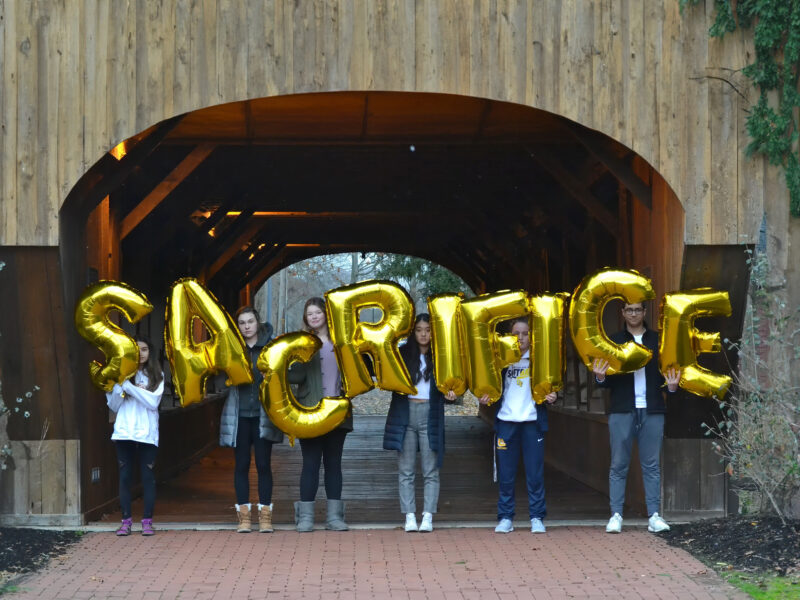 US, Ohio - Sacrifice, golden balloons, Silence was Golden