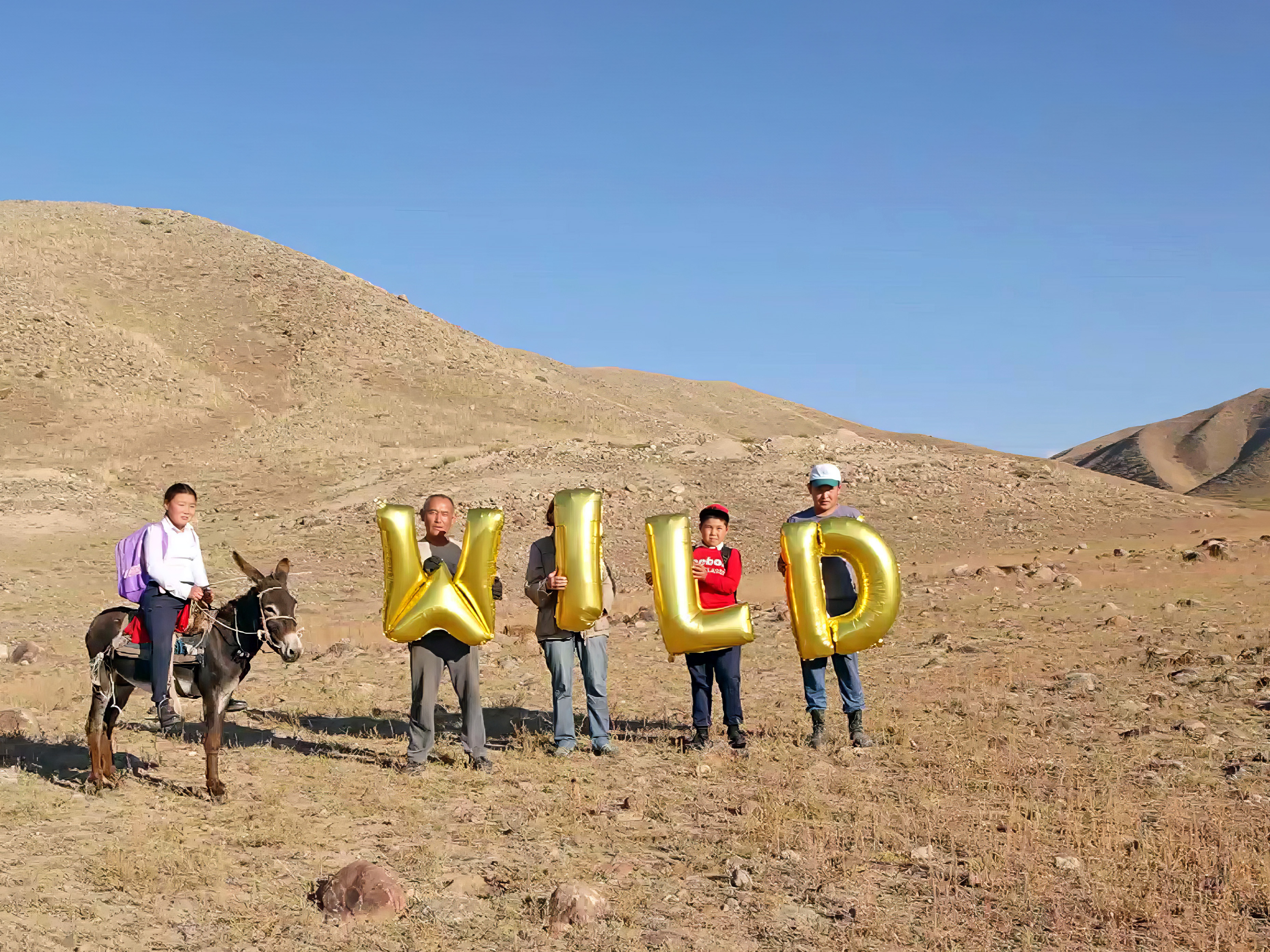 Tajikistan, Sarigon - Wild, Silence was Golden, gold balloons