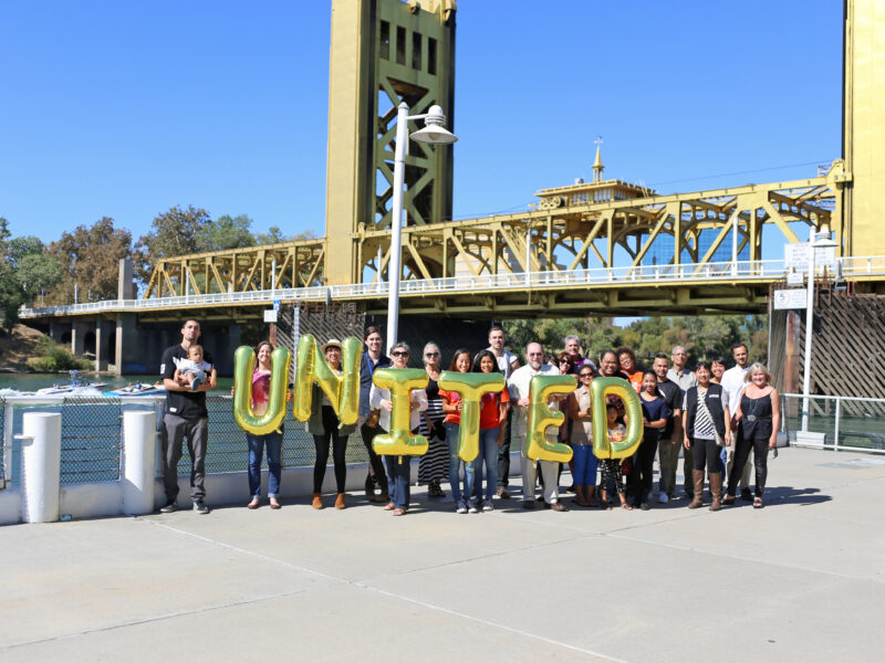United States, Sacramento, Tower Bridge - United, Silence was Golden, gold balloons