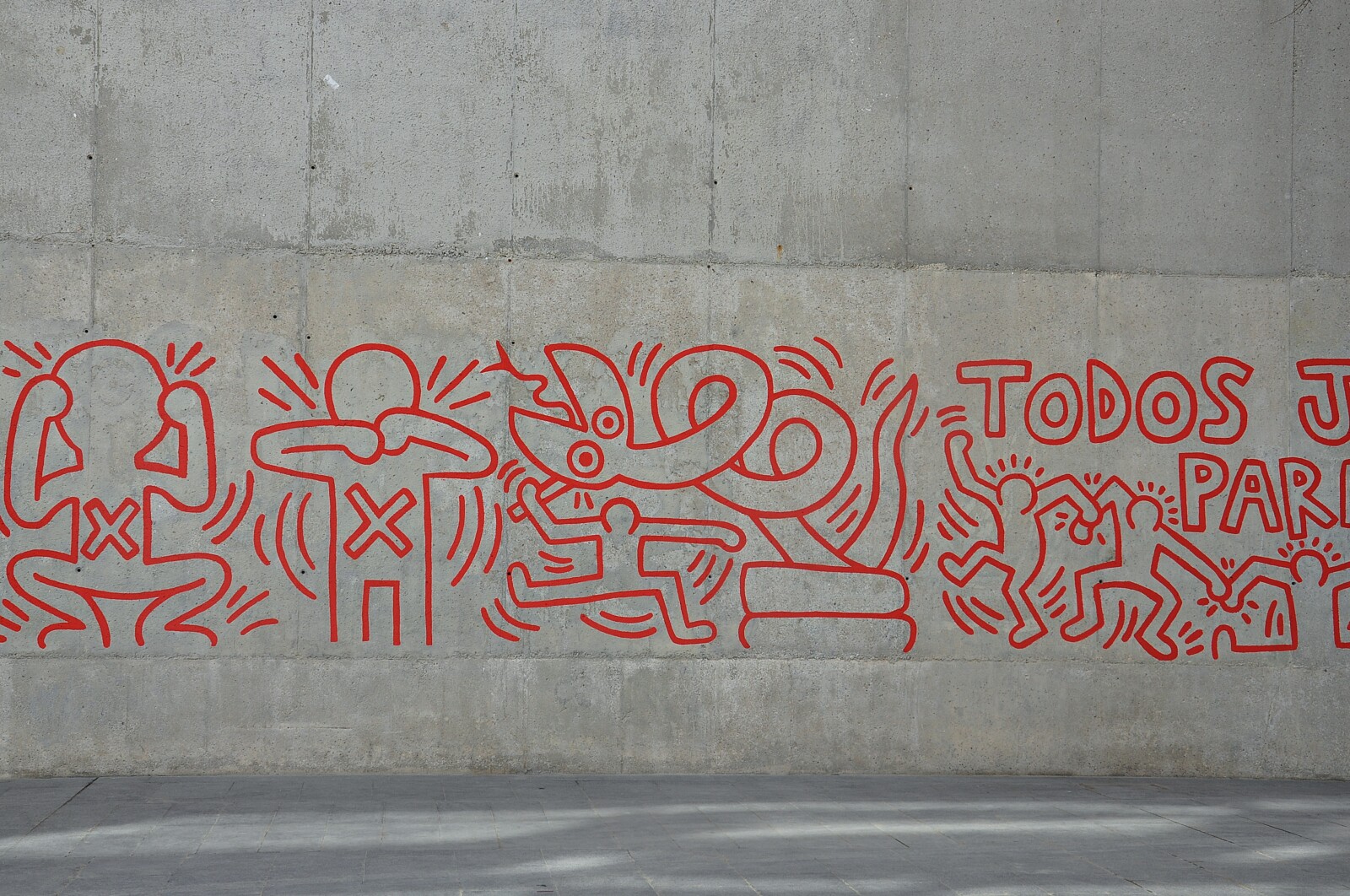 Lutte contre le sida Keith Haring - LA SALLE DE SKATE