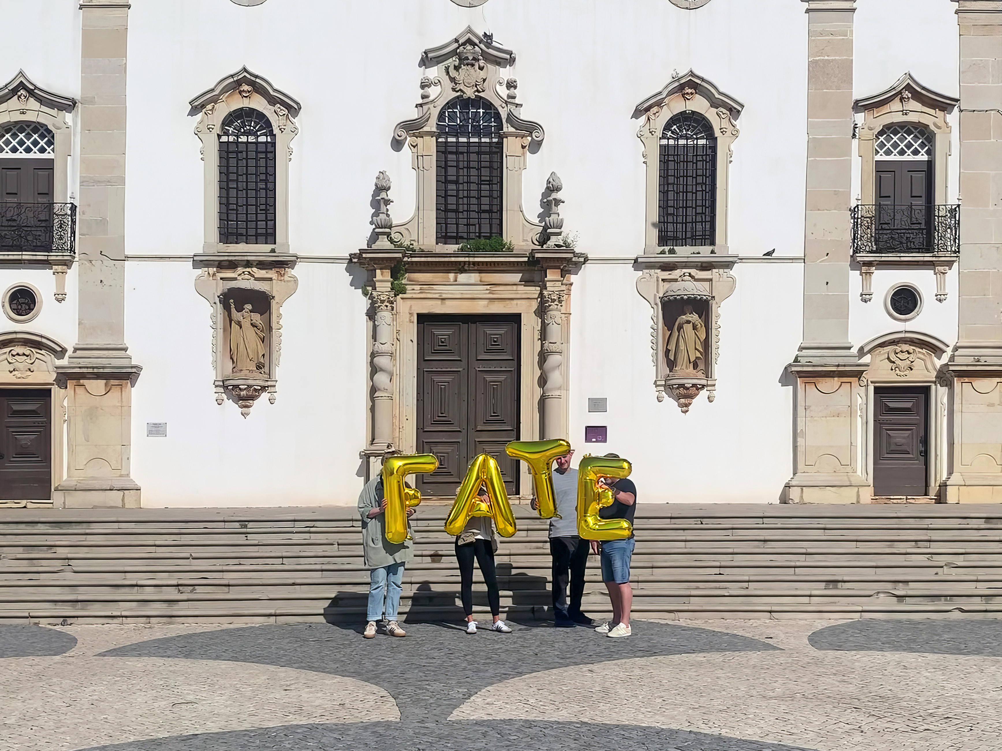 Portugal-Faro-Capela-dos-Ossos-Bone-Chapel-Fate-Silence-Was-Golden-gold-balloons